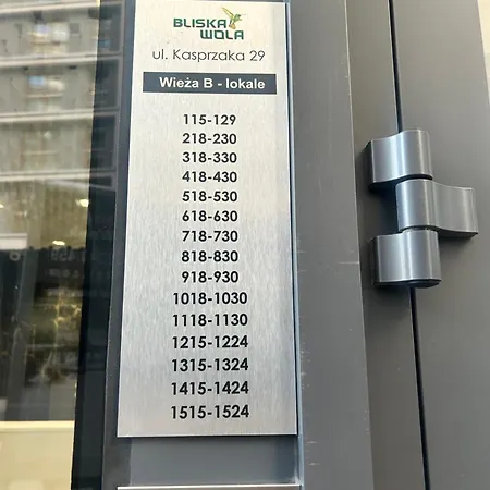 Wola Tower Kasprzaka 29 Apartment Warsaw